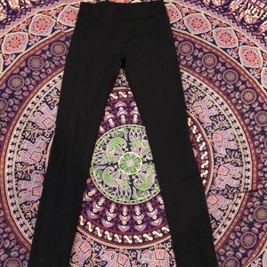 Black reversible lululemon leggings